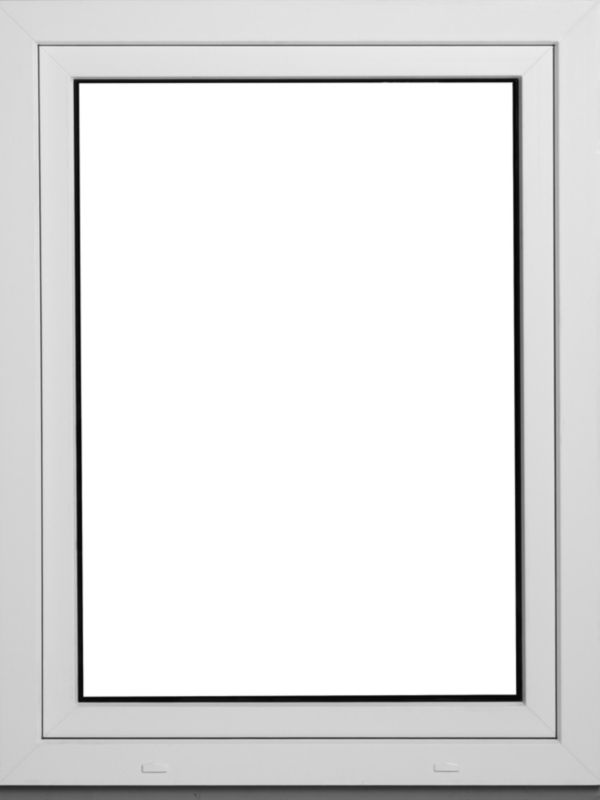 Okno PCV rozwierno-uchylne trzyszybowe 865 x 1135 mm lewe białe