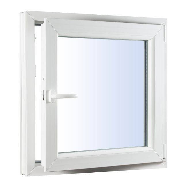 Okno PCV rozwierno-uchylne trzyszybowe Rehau 1165 x 1435 mm prawe białe
