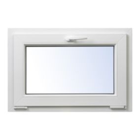 Okno PCV uchylne dwuszybowe 865 x 535 mm białe