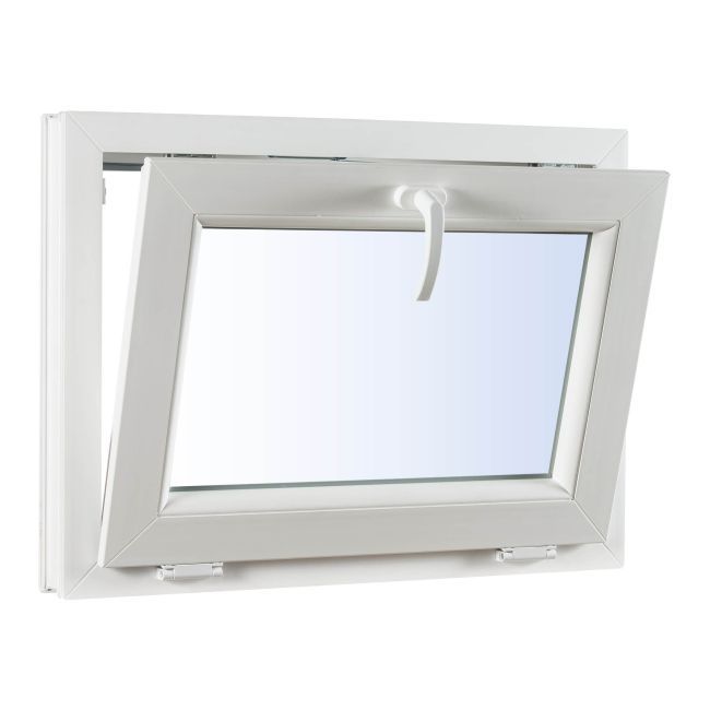 Okno PCV uchylne trzyszybowe Rehau 1165 x 835 mm białe