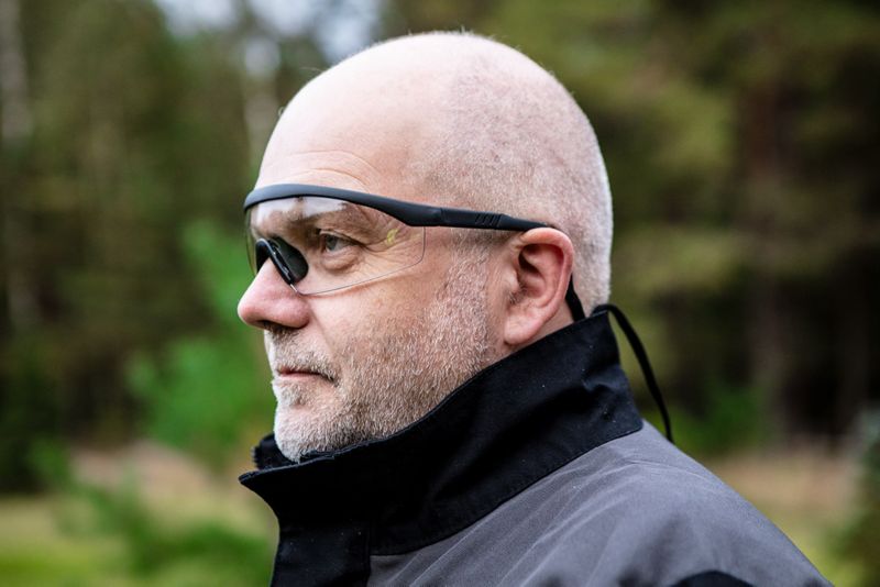 Okulary ochronne NEO TOOLS  białe, regulowane zauszniki, klasa odporności F 1 szt