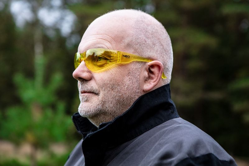 Okulary ochronne NEO TOOLS żółte soczewki, klasa odpornosci F 1 szt
