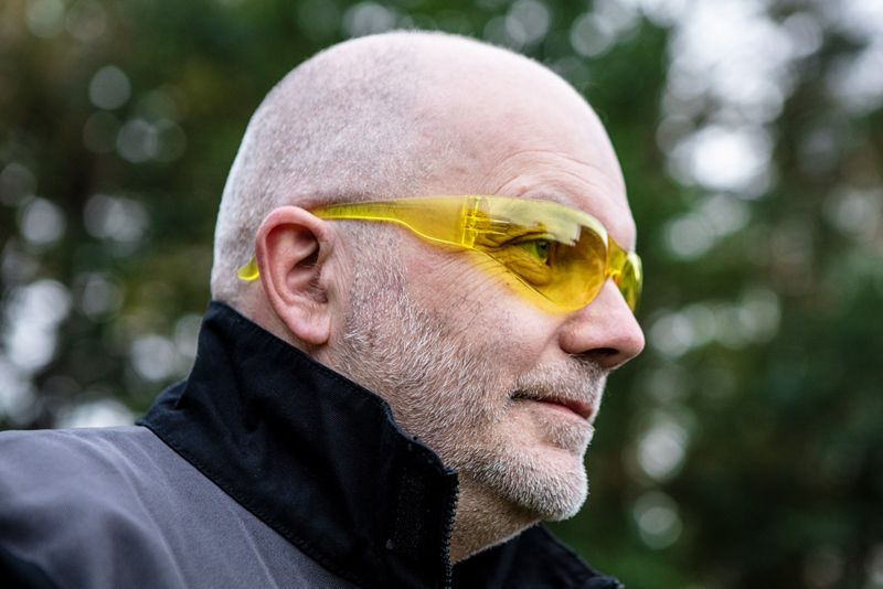 Okulary ochronne NEO TOOLS żółte soczewki, klasa odpornosci F 1 szt
