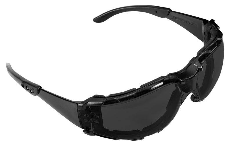 Okulary ochronne NEO TOOLS z wkładką piankową, przyciemniane soczewki, klasa odpornosci FT 1 szt