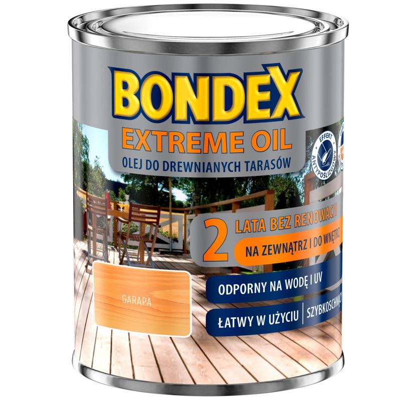 Olej Bondex Extreme 2 w 1 garapa 0,75 l