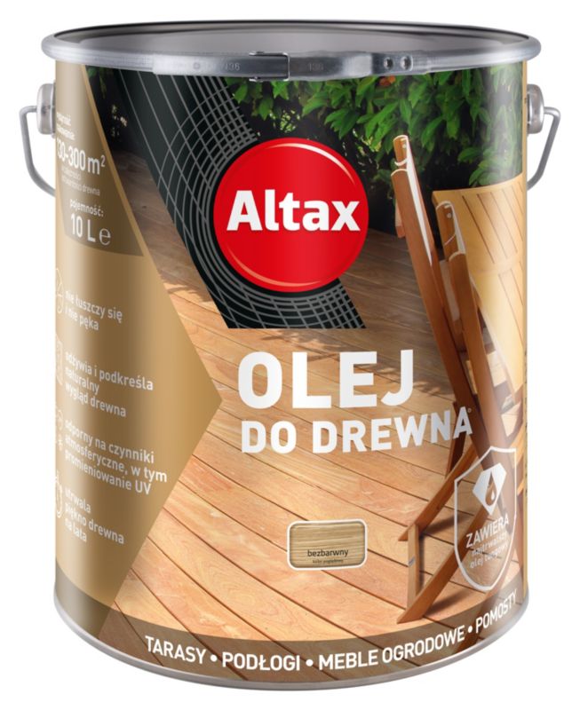 Olej do drewna Altax bezbarwny 10 l