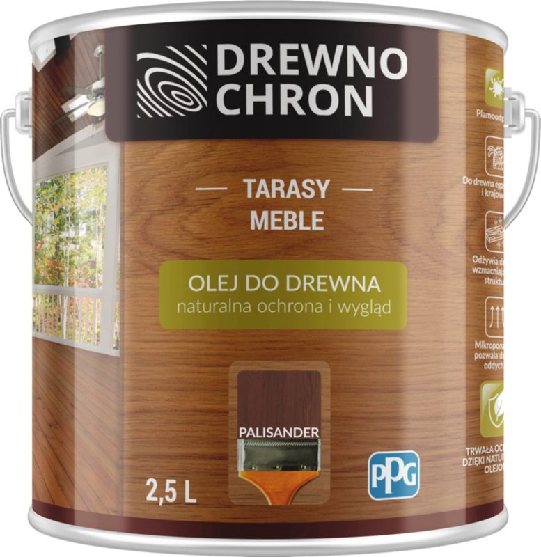 Olej do drewna Drewnochron palisander 2,5 l