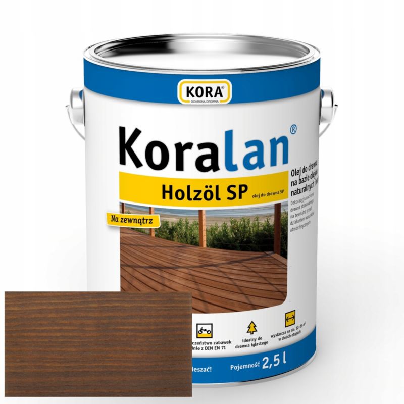Olej do drewna RSCBis Koralan Holzöl SP orzech 2,5 l 1 szt.