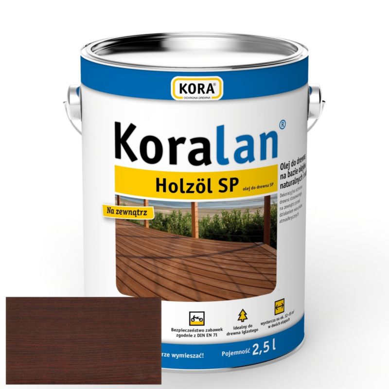 Olej do drewna RSCBis Koralan Holzöl SP palisander wodorozcieńczalny 2,5 l