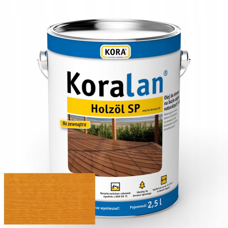 Olej do drewna RSCBis Koralan Holzöl SP sosna wodorozcieńczalny 2,5 l 1 szt.