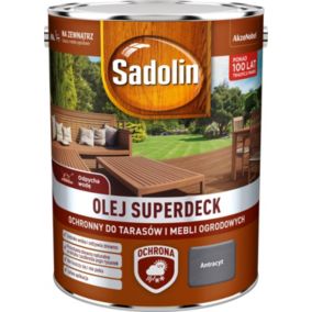 Olej do drewna Sadolin Superdeck antracyt 5 l