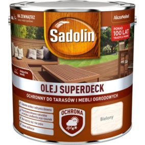 Olej do drewna Sadolin Superdeck bielony 2,5 l
