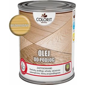 Olej do podłóg Colorit Drewno bezbarwny 0,75 l