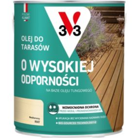 Olej do tarasów o wysokiej odporności V33 bezbarwny 2,5 l