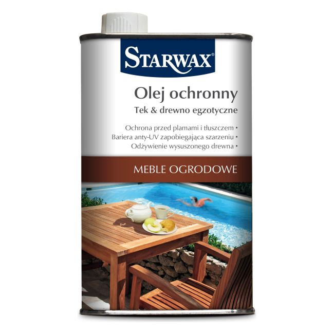Olej ochronny Starwax drewno egzotyczne i tekowe bezbarwny 0,5 l