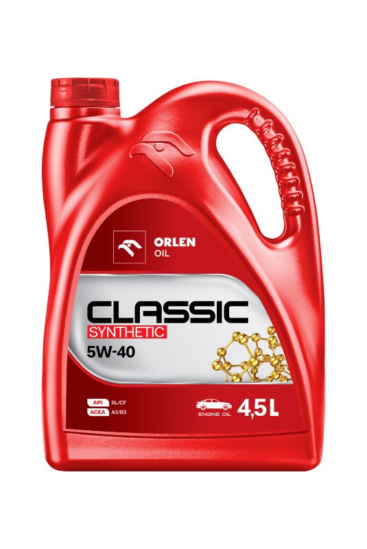 Olej Platinum Classic synthetic 5W-40 4,5 l