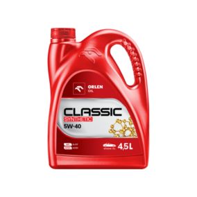 Olej Platinum Classic synthetic 5W-40 4,5 l