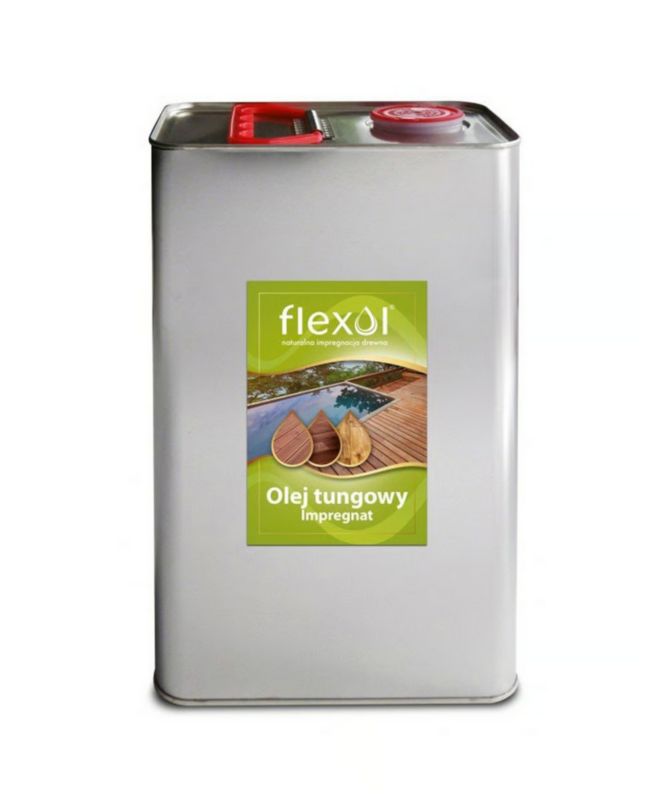 Olej tungowy FLEXOL do impregnacji drewna 5L