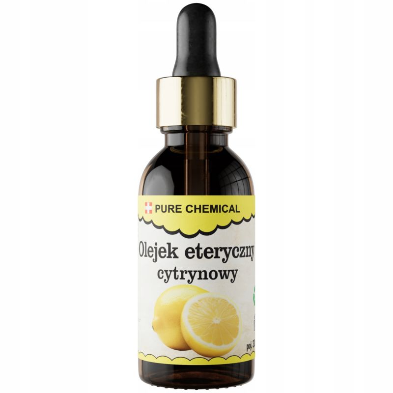 Olejek cytrynowy naturalny Pure Chemical olejek eteryczny energetyzujący bez dodatków 30ml 1 szt.