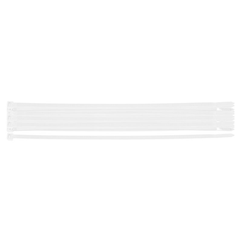 Fascette di cablaggio Elematic Plastica 360x4,8mm 100 pezzi Bianche 5219E