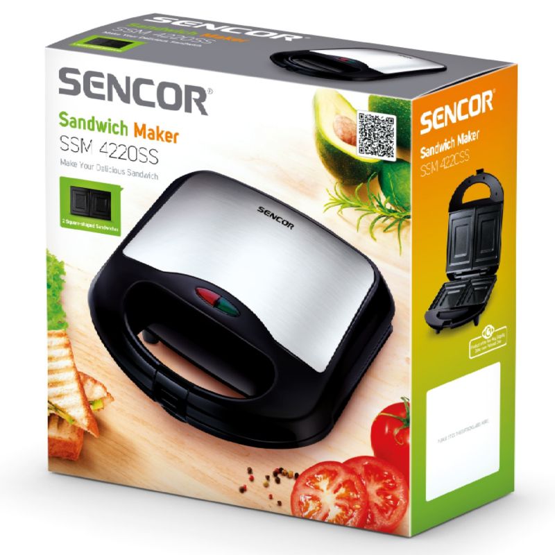 Opiekacz Do Kanapek Sencor SSM 4220SS Toster Lekki 700W 1szt