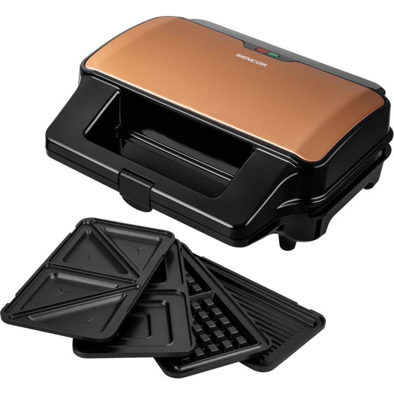 Opiekacz Do Kanapek SSM 9976GD 4w1 Toster Cool Touch 900W 1szt
