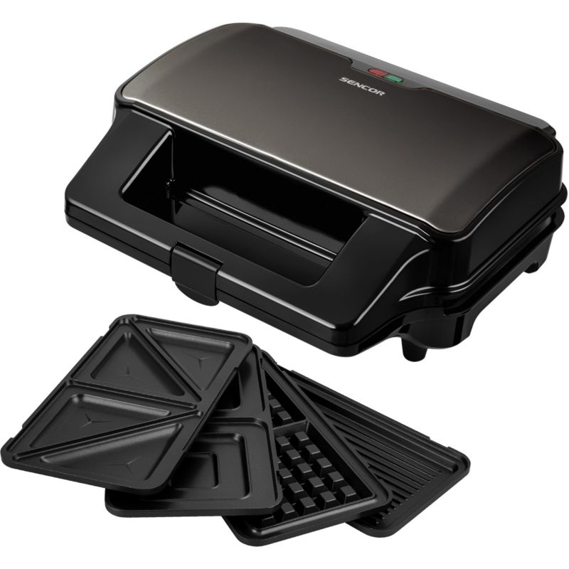 Opiekacz Do Kanapek SSM 9978BK 4w1 Toster Cool Touch 900W 1szt
