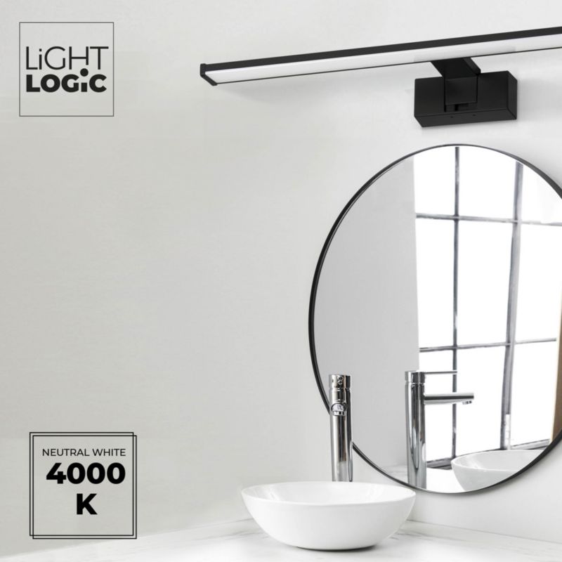 Oprawa ścienna LightLogic LL WALL LAMP 03 12W B 66160 60cm LED IP44 1 szt.