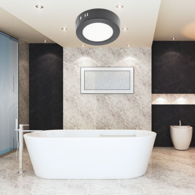 Oprawa Downlight GTV Oris Plus LED 7W 4000K Czarny Natynkowy 1 szt.