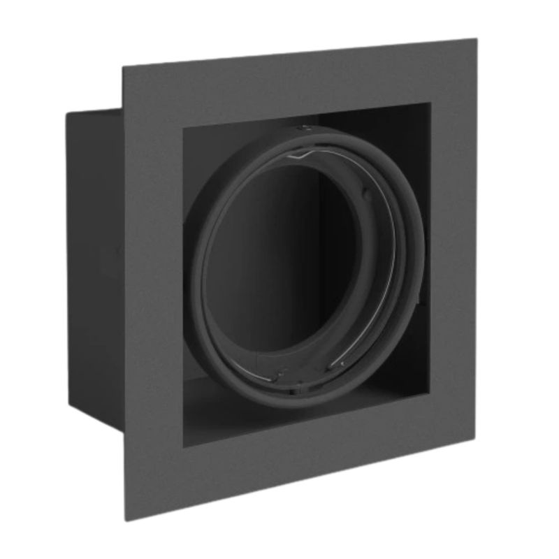 Oprawa GTV oświetleniowa wpuszczana sufitowa czarna 50 W 20 cm 1 szt