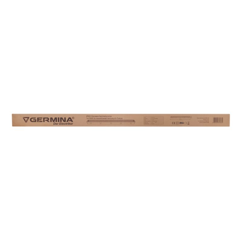 Oprawa hermetyczna Germina 1x18W do świetlówek ledowych 1szt.