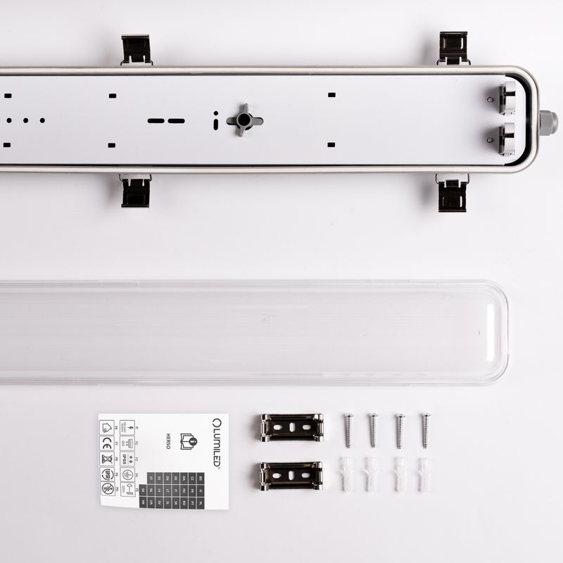 Oprawa Hermetyczna LED Lumiled Lampa Pyłoszczelna 120cm 2x T8 G13 IP65 1 szt.