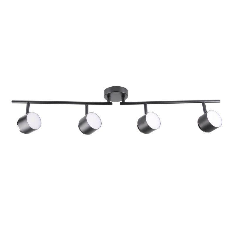 Oprawa listwa ścienno-sufitowa Sanico Goldlux KUBIK 4 LED czarna 3000K IP20 - 1 szt.