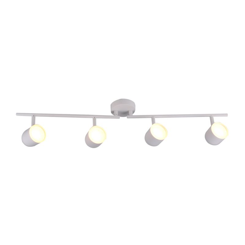 Oprawa listwa ścienno-sufitowa Sanico Goldlux RAWI 4 LED biała 3000K IP20 - 1 szt.