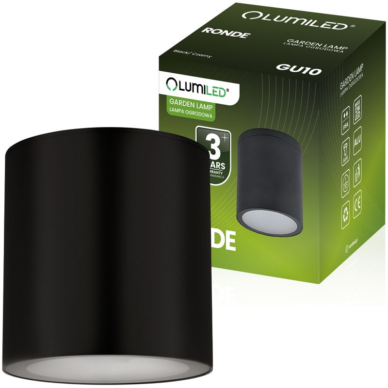 Oprawa Natynkowa LED Lumiled Tuba Lampa Ogrodowa Zewnętrzna GU10 IP54 Okrągła 95mm 1 szt.