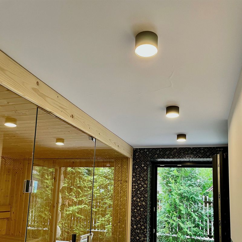 Oprawa natynkowa Light Prestige Kendal czarna LED CCT IP54 1 szt.