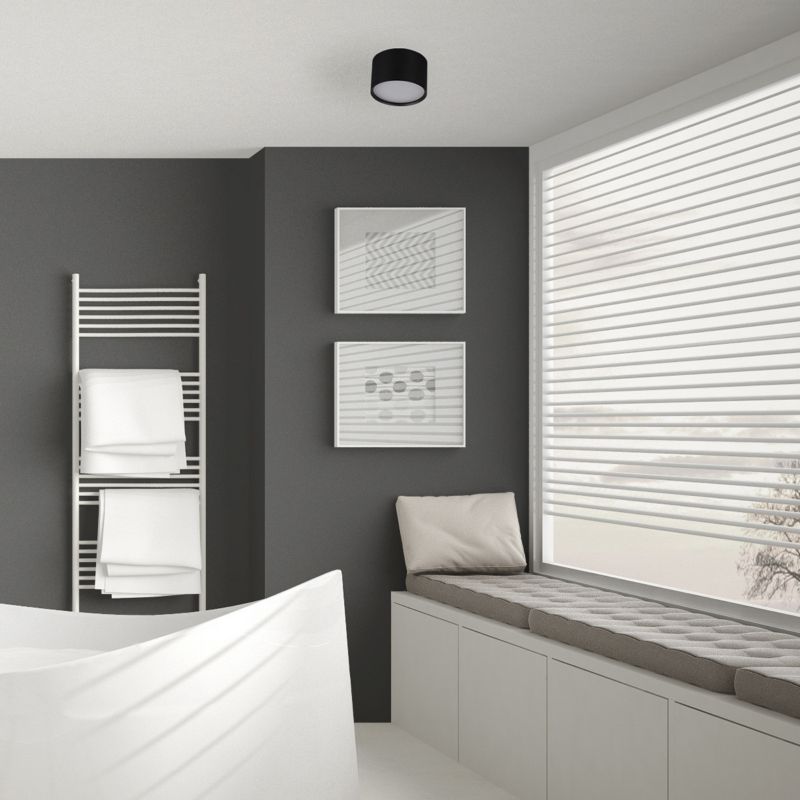 Oprawa natynkowa Light Prestige Kendal czarna LED CCT IP54 1 szt.