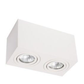 Oprawa natynkowa Light Prestige Lyon biała 2 x GU10 1 szt.