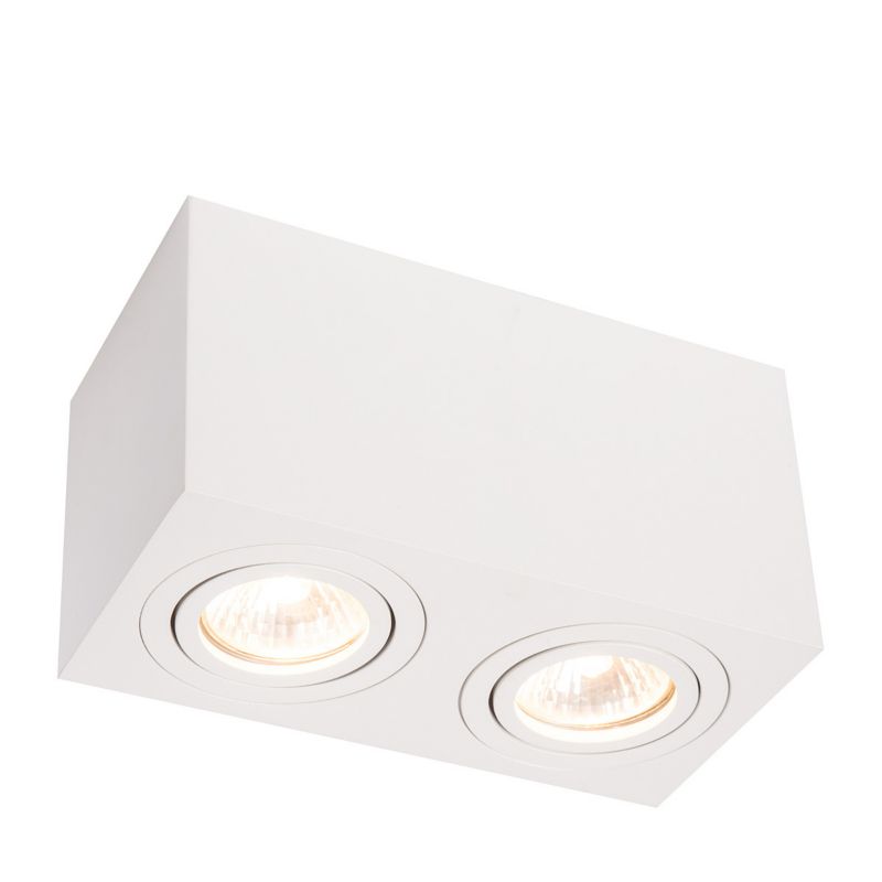 Oprawa natynkowa Light Prestige Lyon biała 2 x GU10 1 szt.