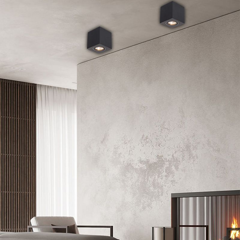 Oprawa natynkowa Light Prestige Lyon czarna 1 x GU10 1 szt.