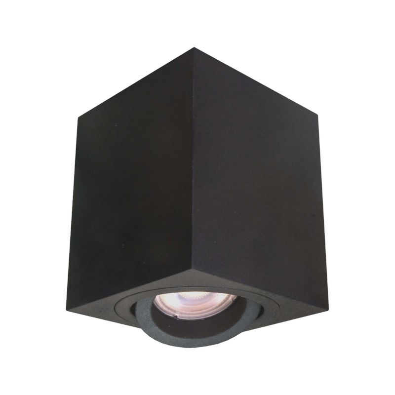 Oprawa natynkowa Light Prestige Lyon czarna 1 x GU10 1 szt.