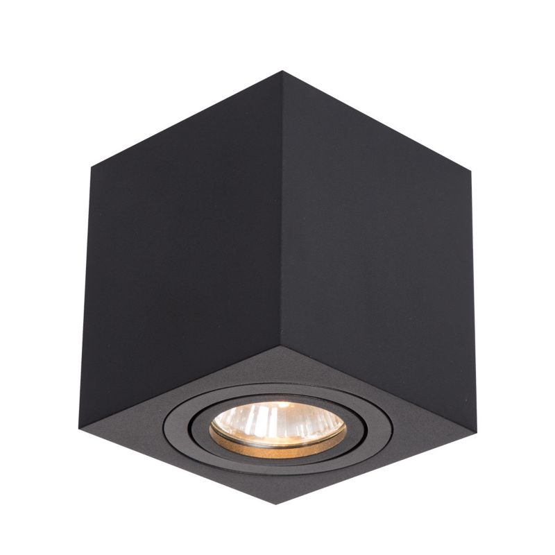Oprawa natynkowa Light Prestige Lyon czarna 1 x GU10 1 szt.