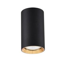 Oprawa natynkowa Light Prestige Manacor 13 cm czarno-złota 1 x GU10 1 szt.