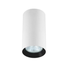 Oprawa natynkowa Light Prestige Manacor biało - czarne 13 cm 1 x GU10 1 szt.