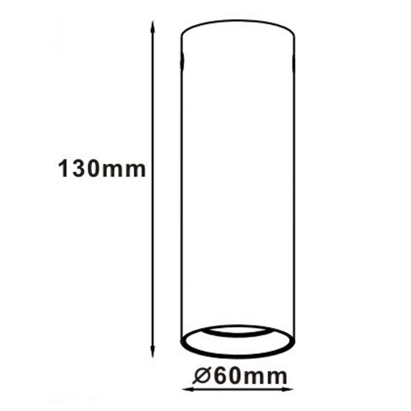 Oprawa natynkowa Light Prestige Manacor biało - czarne 13 cm 1 x GU10 1 szt.