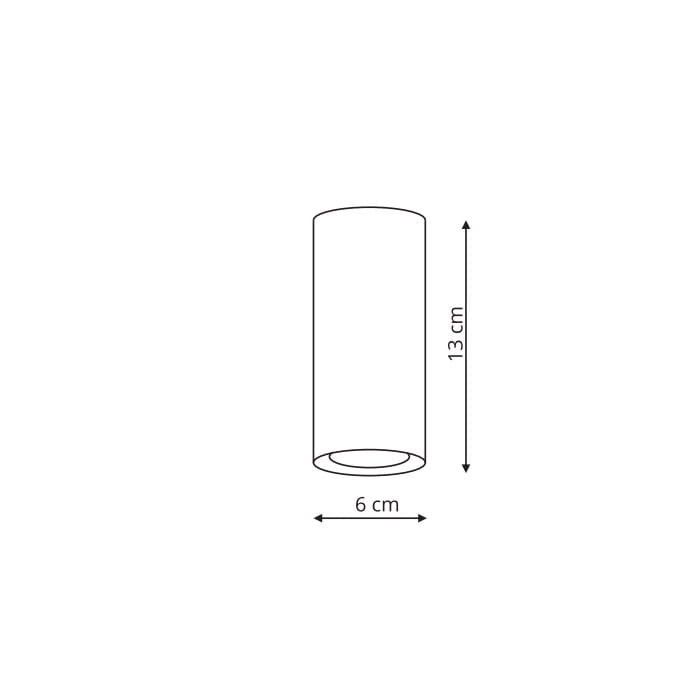 Oprawa natynkowa Light Prestige Manacor biało - złota 13 cm 1 x GU10 1 szt.
