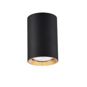 Oprawa natynkowa Light Prestige Manacor czarno - złota 9 cm 1 szt.