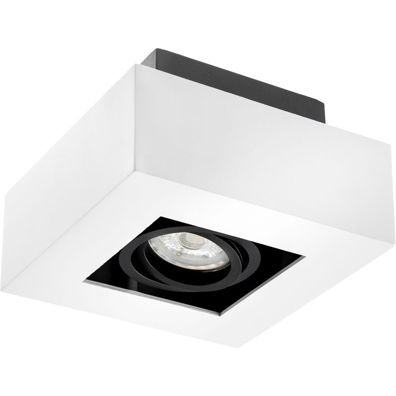 Oprawa Natynkowa Lumiled Halogenowa Ruchoma Spot GU10 Kwadrat Biała 1 szt.