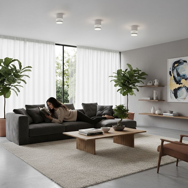 Oprawa Natynkowa Lumiled Halogenowa Spot Tuba GU10 Okrągła Biała 80mm 1 szt.