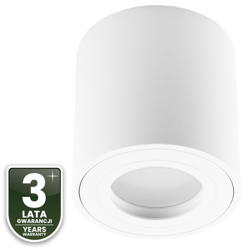 Oprawa Natynkowa Lumiled Halogenowa Spot Tuba Lampa Sufitowa GU10 Okrągła Biała 1 szt.